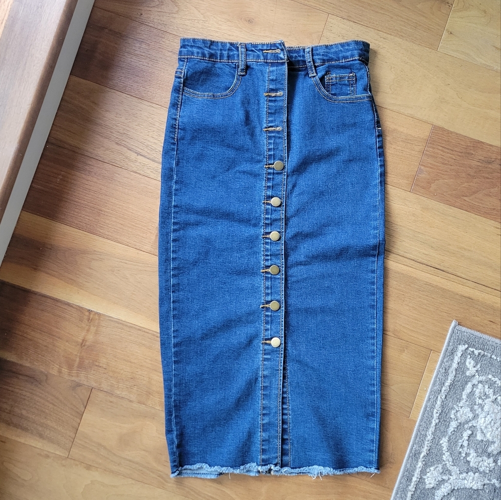 Jean skirt 😍